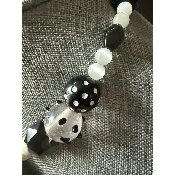 Handblown Art Glass Bead Pendant Statement Necklace Art To Wear Artisan - Picture 5 of 7